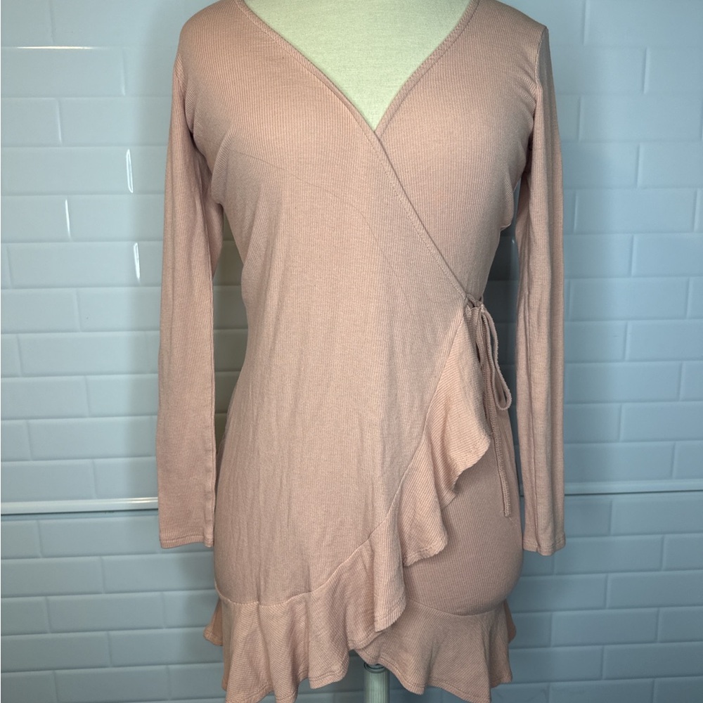 Sugarlips Pink Wrap Dress